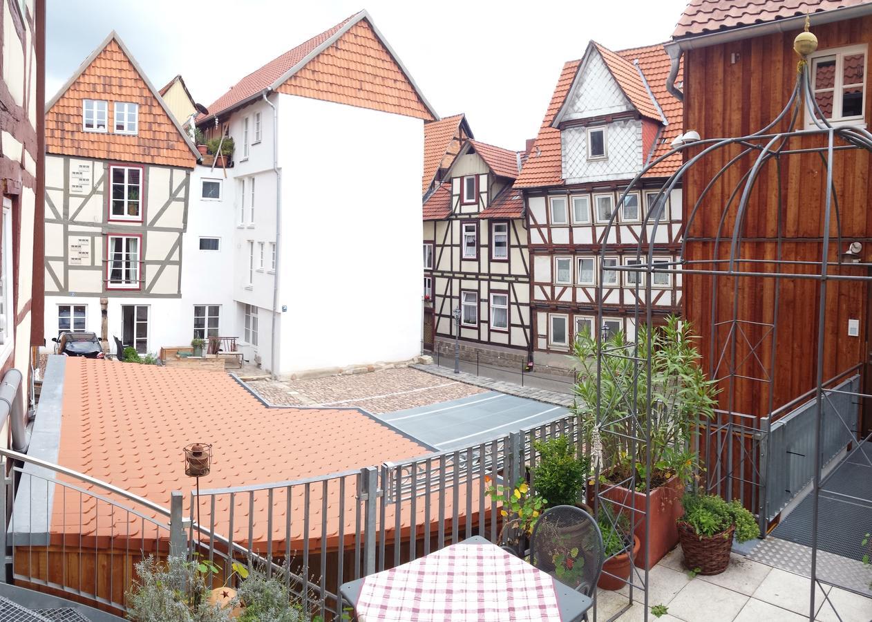 Fachwerk-Hotel Eisenbart Hannoversch Münden Buitenkant foto