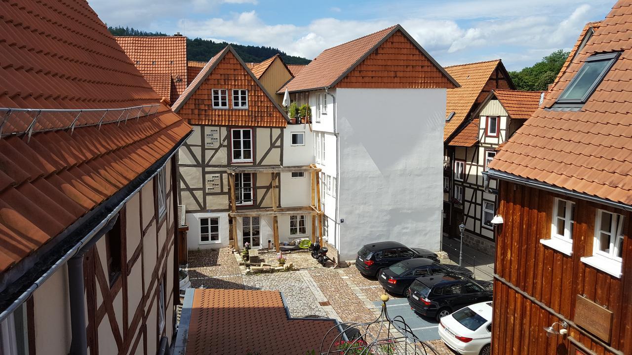 Fachwerk-Hotel Eisenbart Hannoversch Münden Buitenkant foto