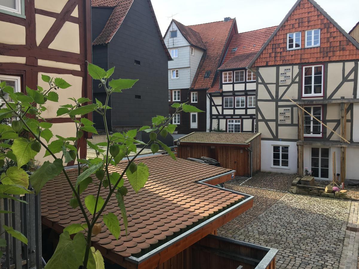 Fachwerk-Hotel Eisenbart Hannoversch Münden Buitenkant foto